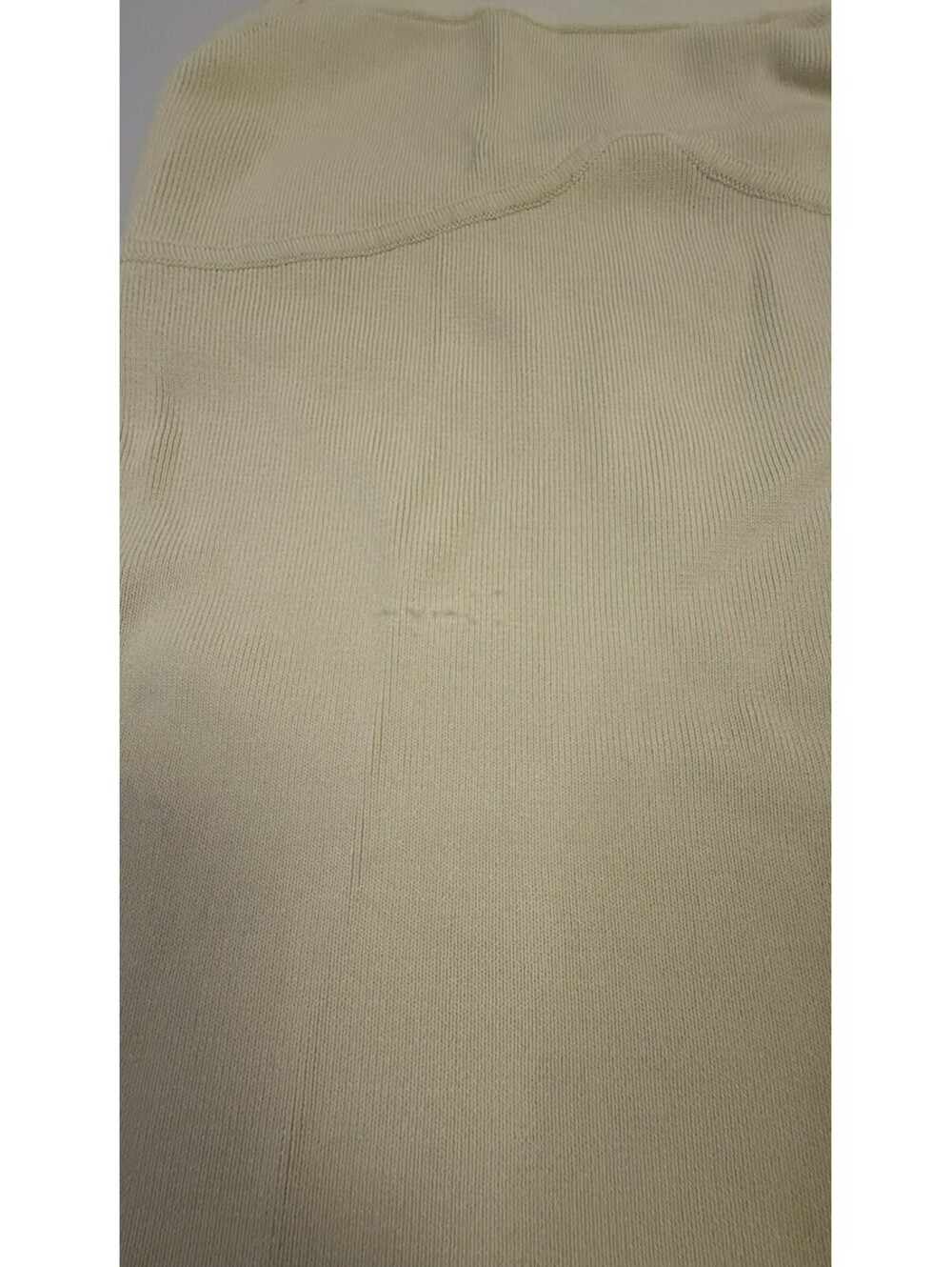 ZARA Beige Knit Square Neck Strappy Sleeveless Midi Slip Dress Women's L - Picture 4 of 16